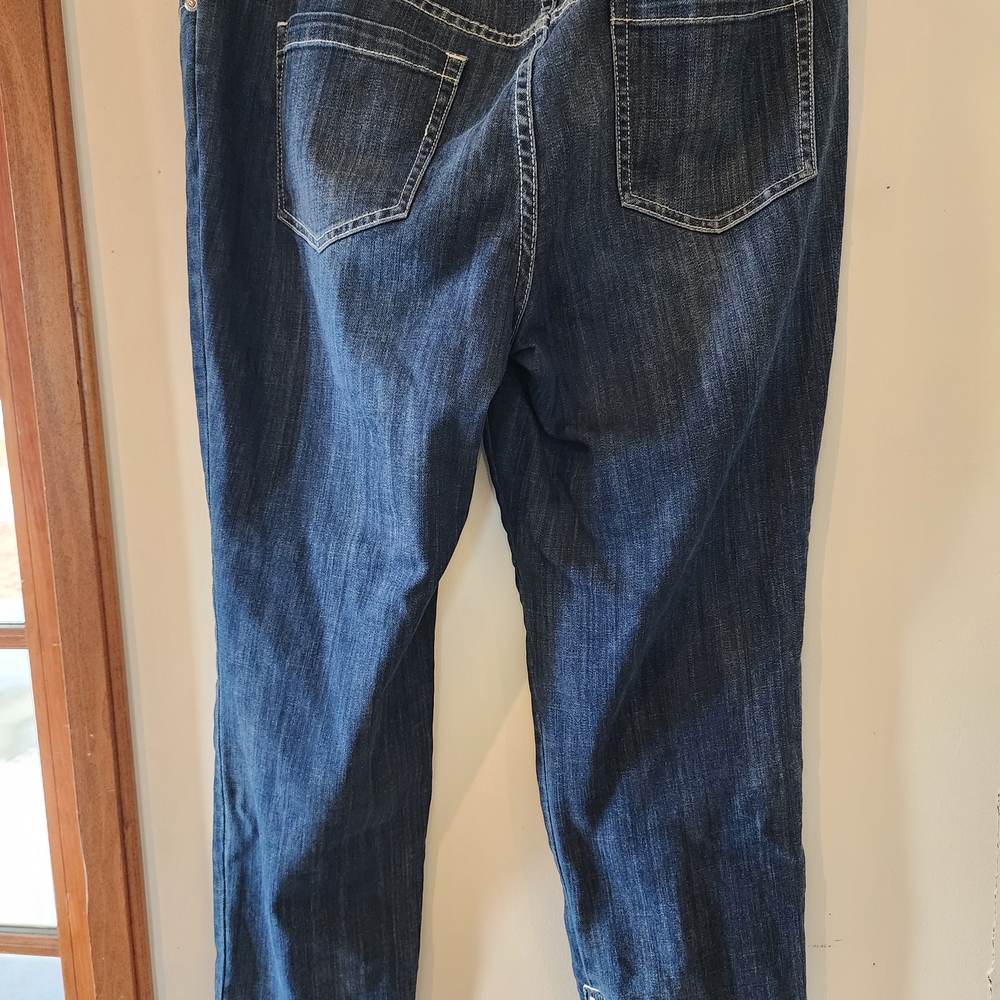 Chico's Platinum Denim Jeans in Deep Blue